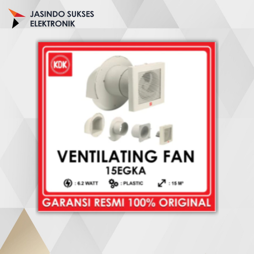 EXHAUST FAN KDK 15EGKA 6 INCH