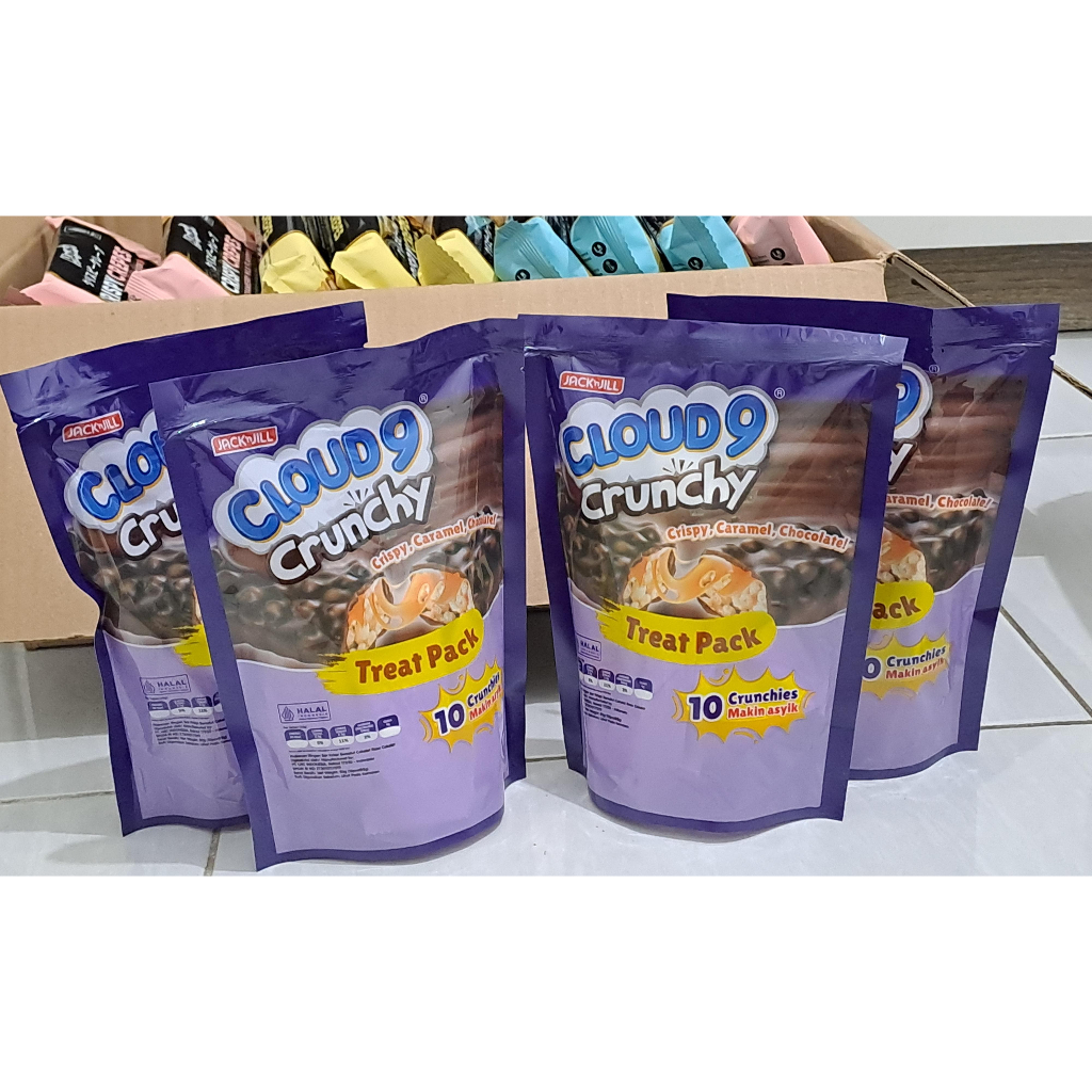 

CLOUD 9 CRUNCHY TREAT PACK 80 GRAM ISI 10 PCS