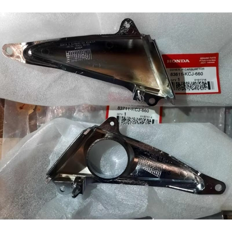 COVER TUTUP KRAN BENSIN TIGER REVO SET KANAN KIRI ORIGINAL AHM