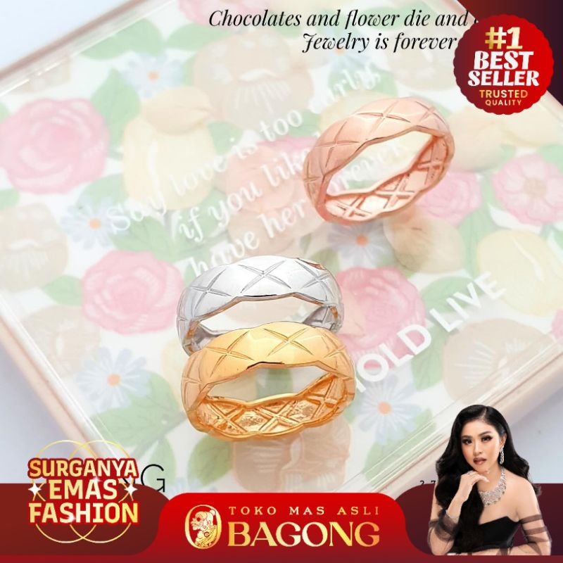 CINCIN FASHION COCO 17K/750-ASLI BAGONG GOLD BAGONG EMAS