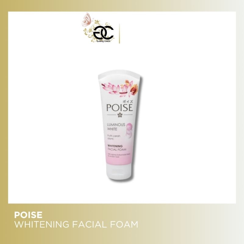 Whitening Facial Foam Poise - Facial Wash Poise - Sabun Wajah Poise - Poise Facial Foam 50gr