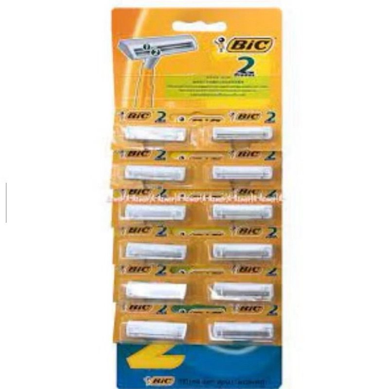 BIC cukuran kumis / cukuran jenggot Bic murah 1pc 2 blade / 2 mata pisau