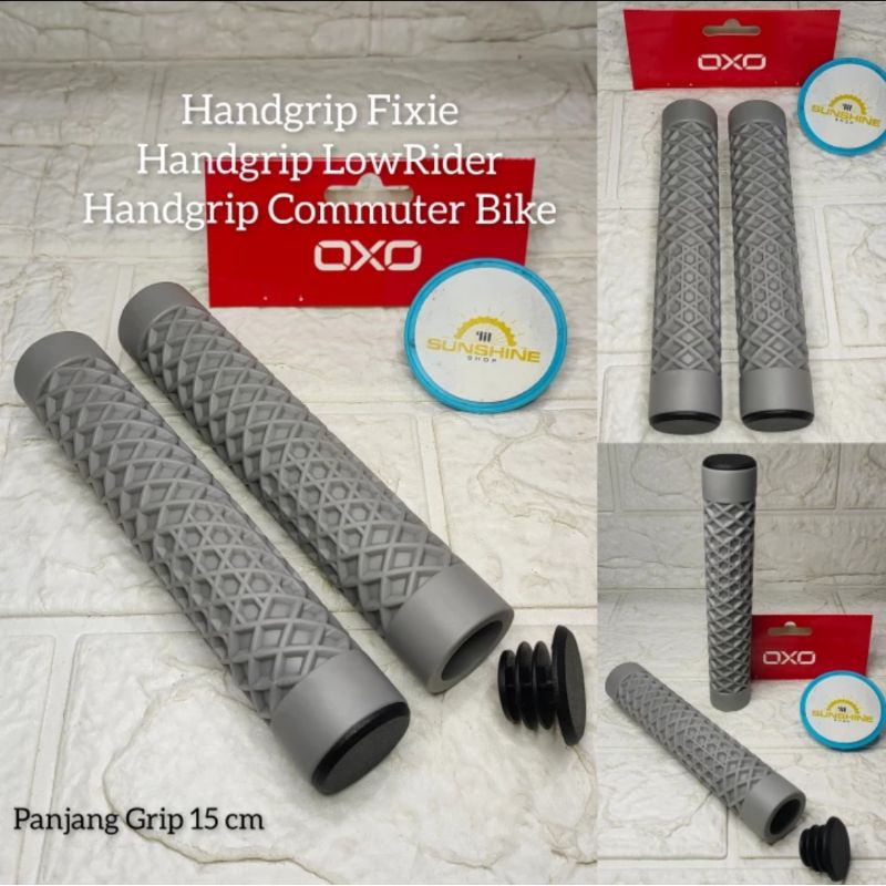 Handgrip Sepeda Fixie Lowrider Commuter Bike Handpad Karet Panjang OXO