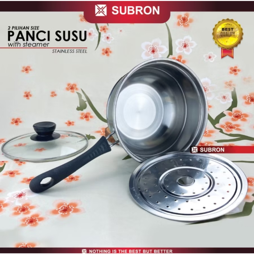 [SUBRON] PANCI SUSU STEAMER 20CM MILK POT STEAMER 20CM