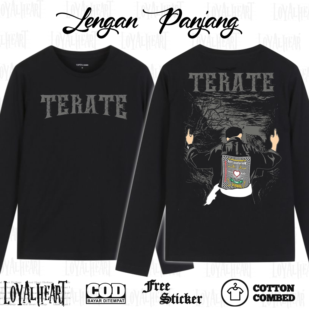 kaos psht lengan panjang terate keren distro