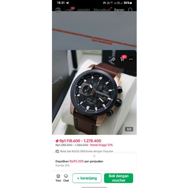 jam levis bahan bagilus