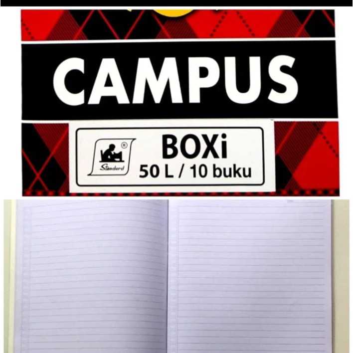 

[1PCS]BUKU BOXY STANDARD 50 LEMBAR ADA CORAK CAMPUS DAN CRAFT