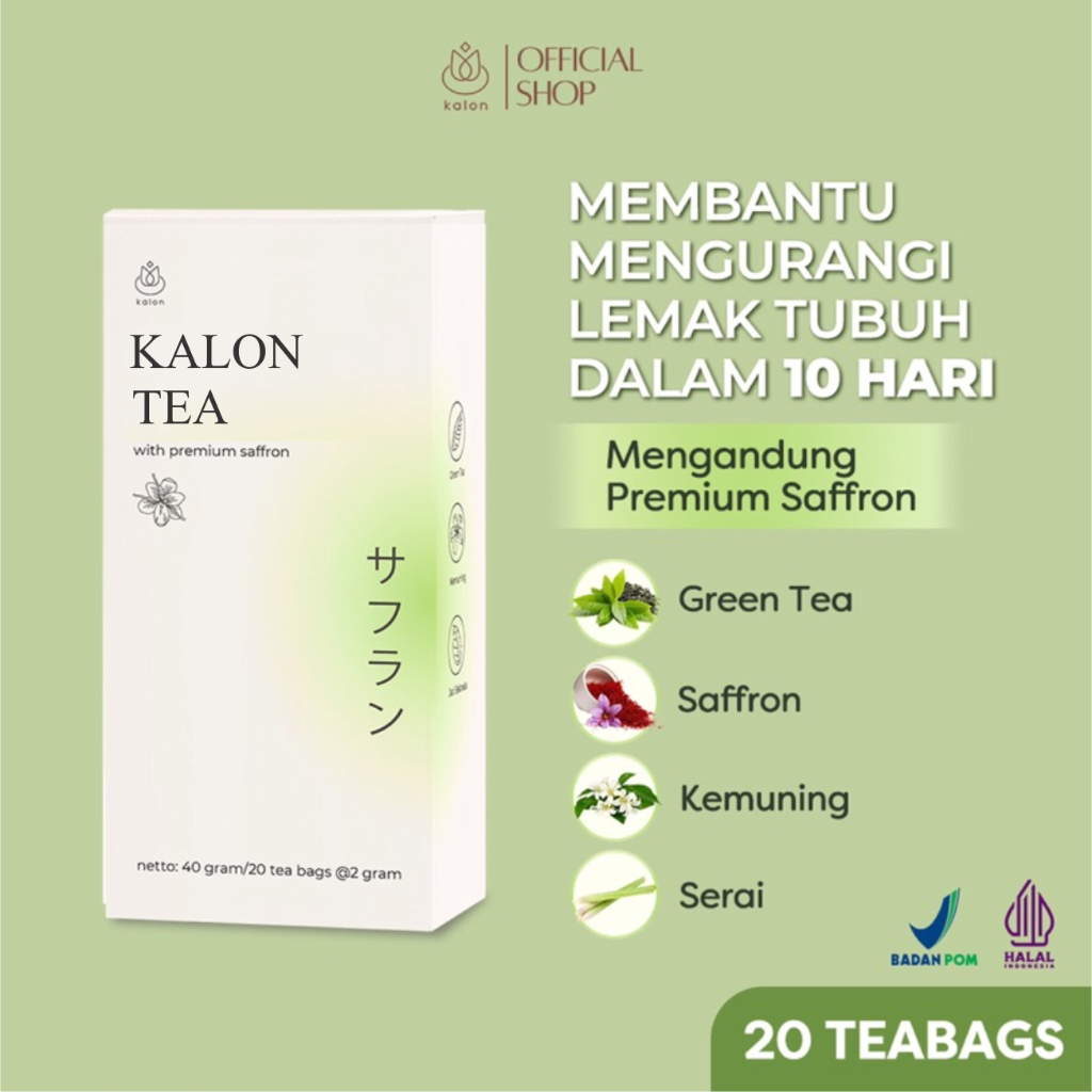 

Kalon Tea Premium Pelangsing Teh Diet Detoks Herbal Alami