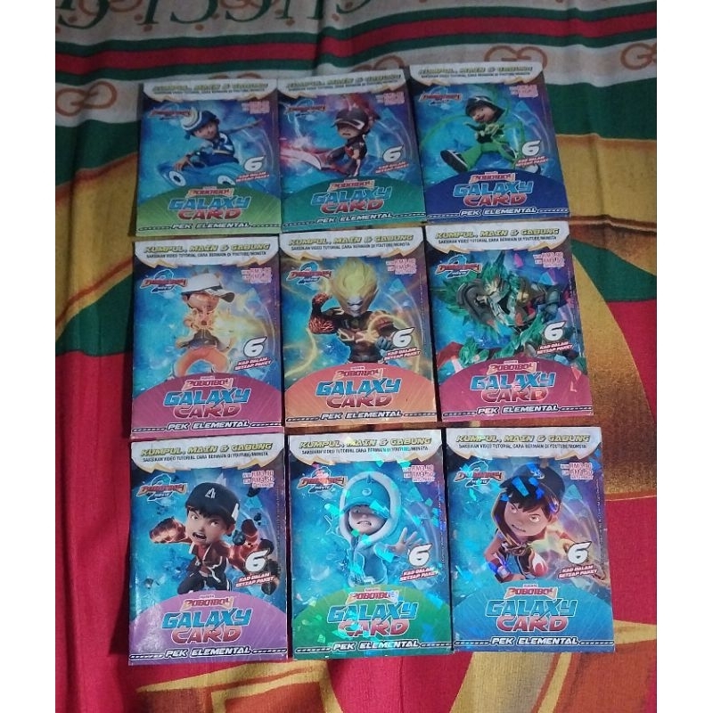 (PRELOVED) BoBoiBoy Galaxy Card : Pek Elemental