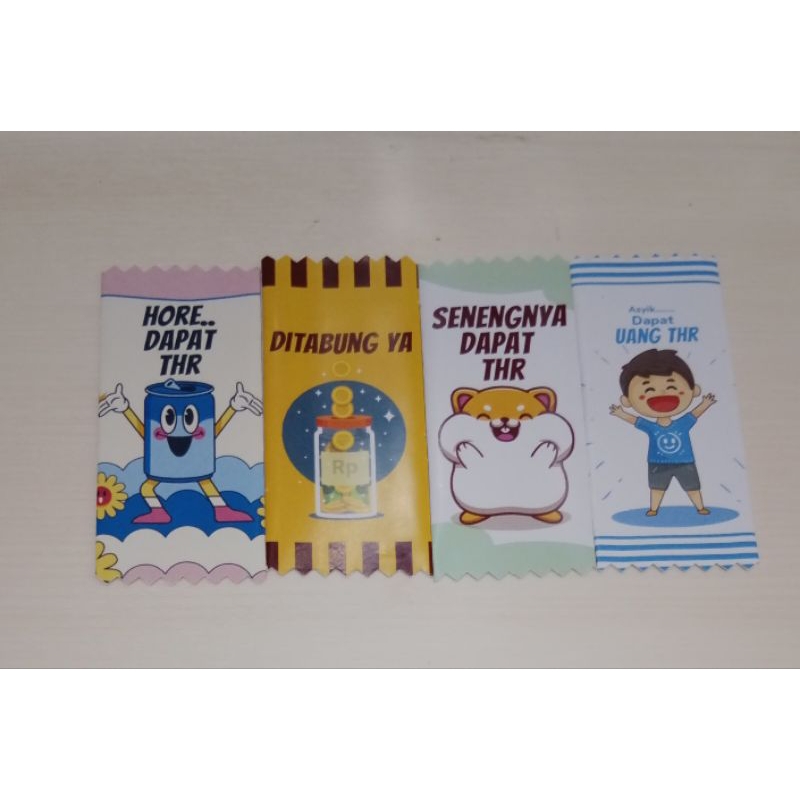 

Amplop/Angpau Hari Raya Bentuk Permen | Amplop Lucu