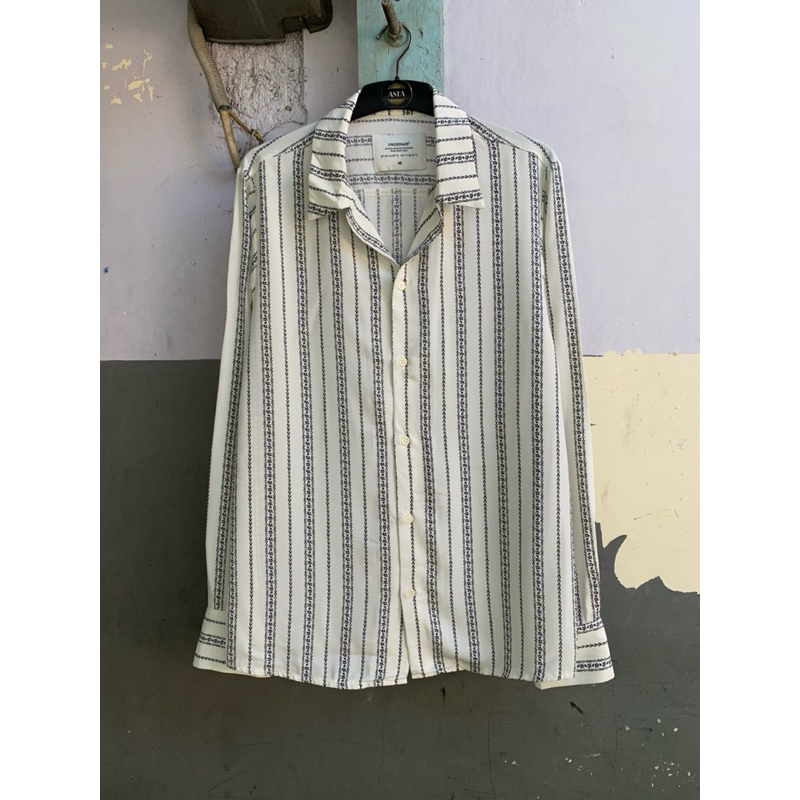 kemeja pria underair lengan panjang preloved