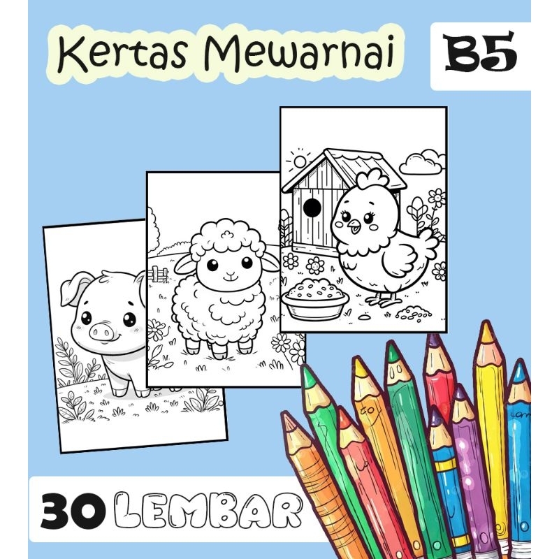 

Kertas mewarnai anak-anak