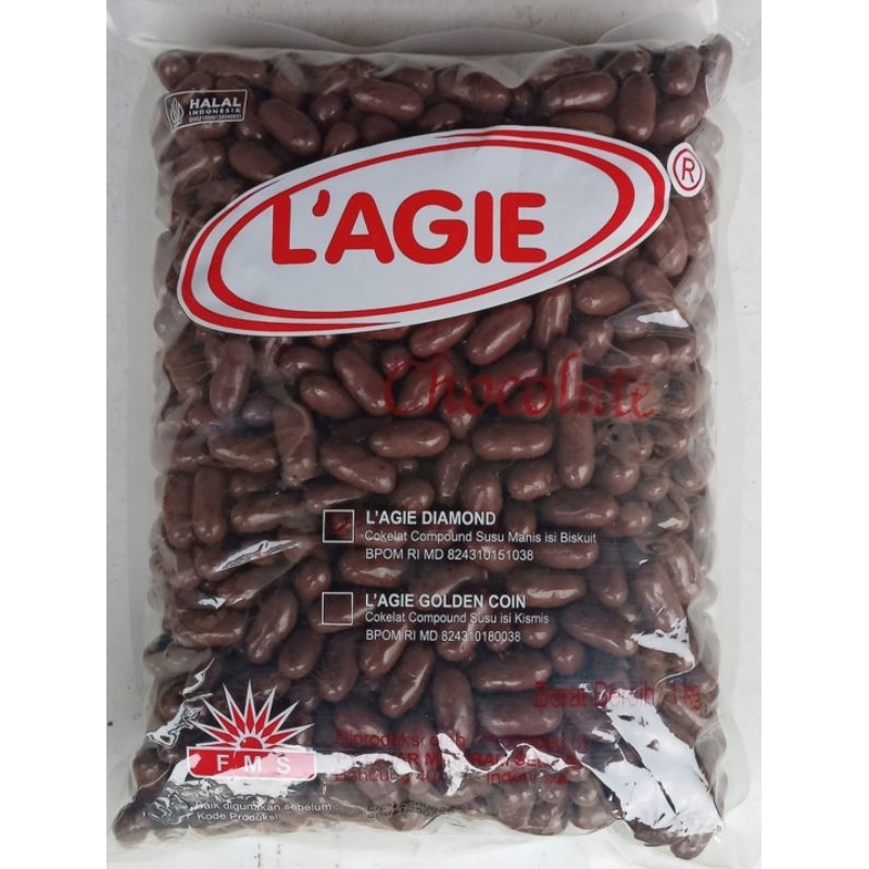 

L'AGIE DIAMOND COKLAT SUSU ISI BISKUIT 1KG