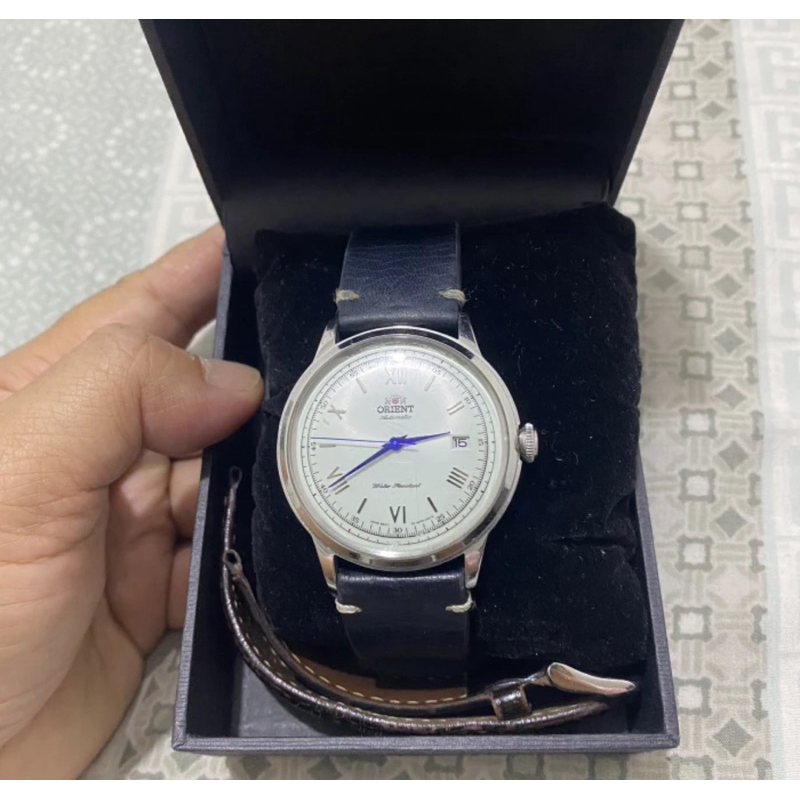 Jam tangan ORIENT BAMBINO dial putih
