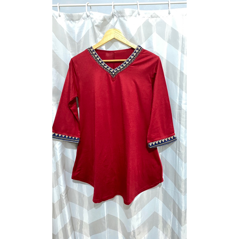 Baju Tunik Bahan Kaos (Preloved)