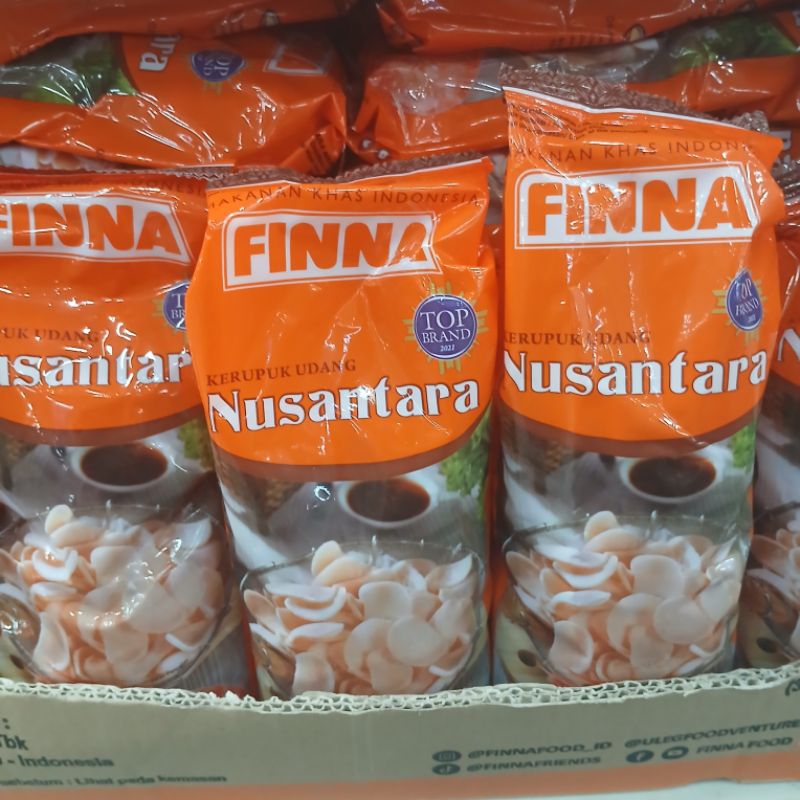 

Finna Kerupuk Udang Nusantara 1Dus (Isi 30 x @380gr)