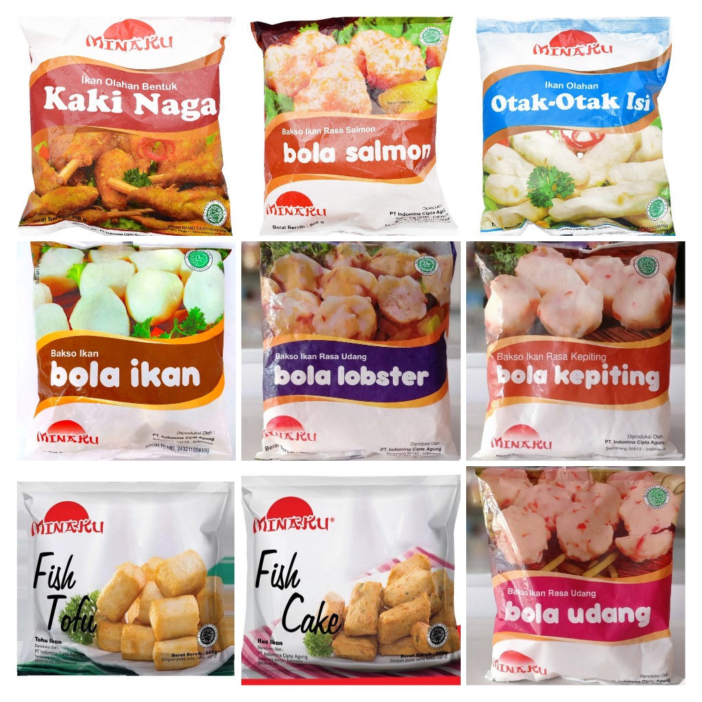 

Minaku Seafood – Kaki Naga, Otak-Otak Ikan, Scallop, Bola Ikan, Bola Kepiting