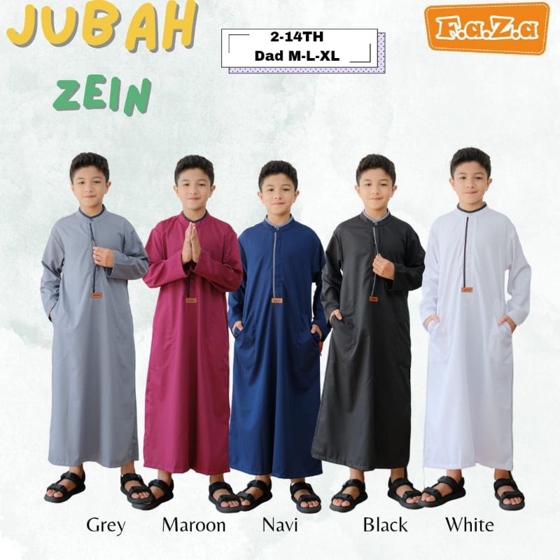 Jubah Anak Laki Laki Lengan Panjang Thobe Anak Cowok
