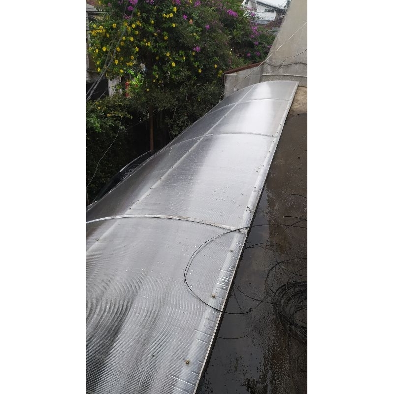 Kanopi Besi Minimalis Atap Twinlite