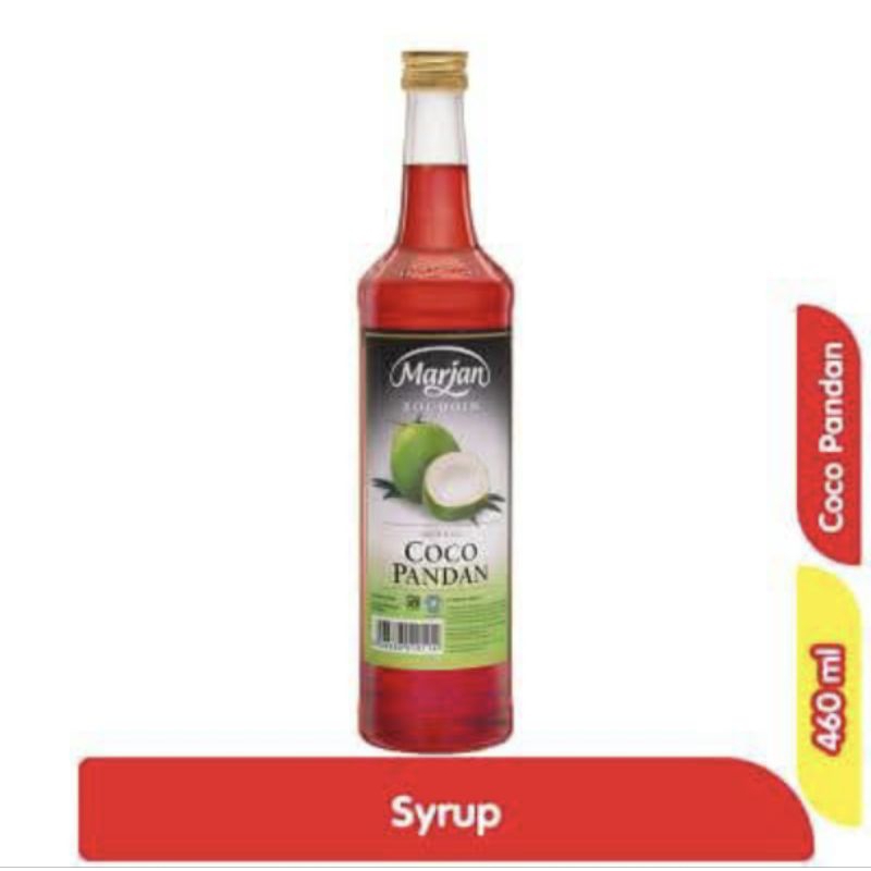 

Marjan Boudoin Sirup Cocopandan Botol 460 ml.