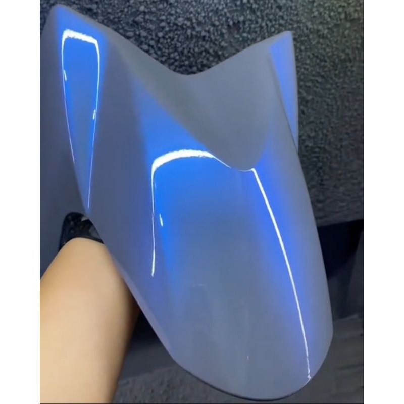 Cat custom warna nardo grey blue effec / abu abu lembayung biru. jenis pu