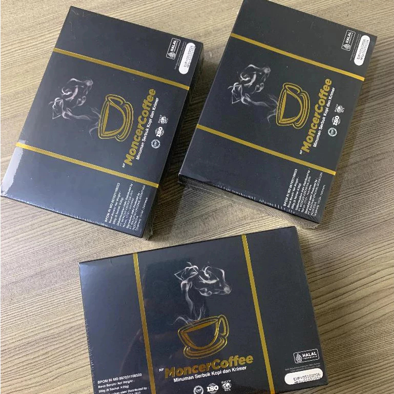 

NF MONCEERR COFFEE Original Kopi Herbal Stamina Pria Nikmat 1 Box 8 Sachet COD