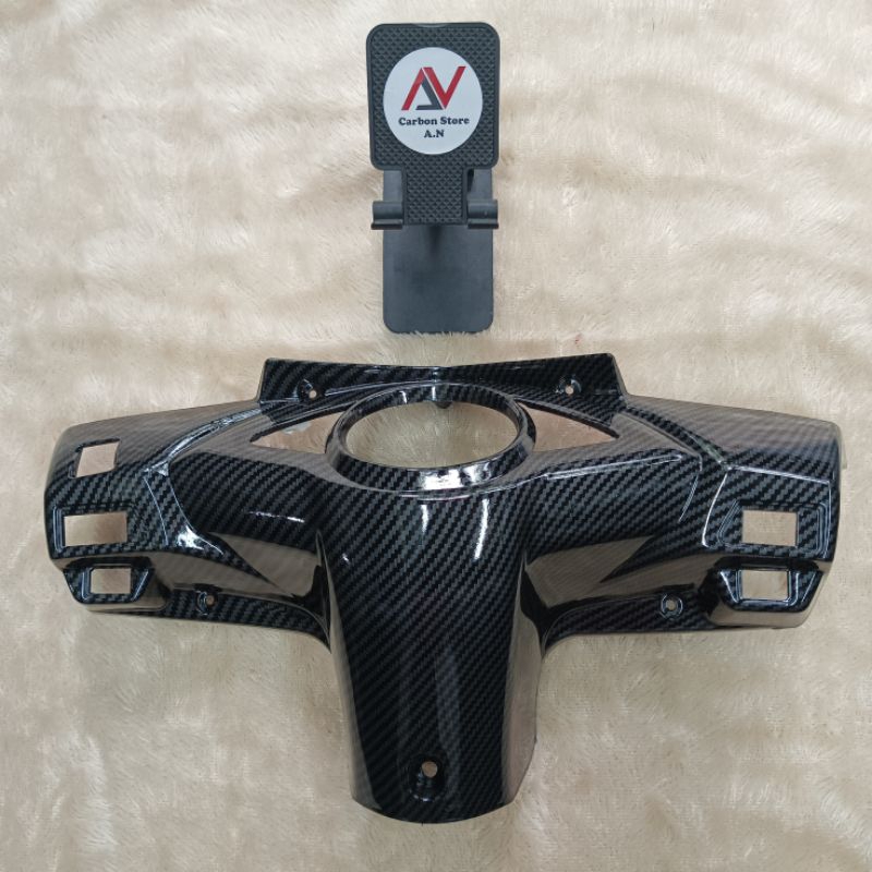 Cover Batok Belakang Vario 110 CW Karbu Lama Old Full Karbon Celup - Karbon WTP - Karbon Cover Body 