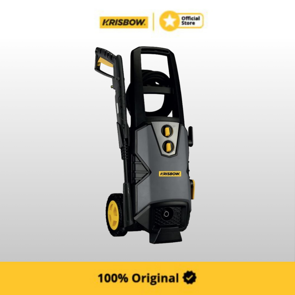 Krisbow High Pressure Cleaner 170 Bar 2000W Mesin Steam Jet Cleaner Mesin Cuci Mobil Motor Sudah Den