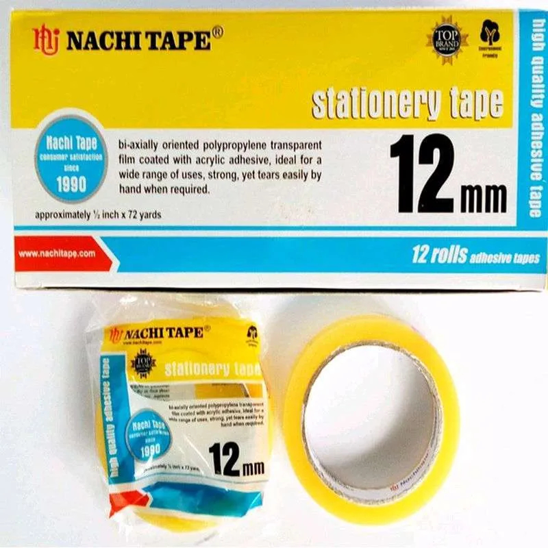 

LAKBAN NACHI TAPE ISOLATIP 12MM 72 YARD 1/2 INCH ISI 12 PCS