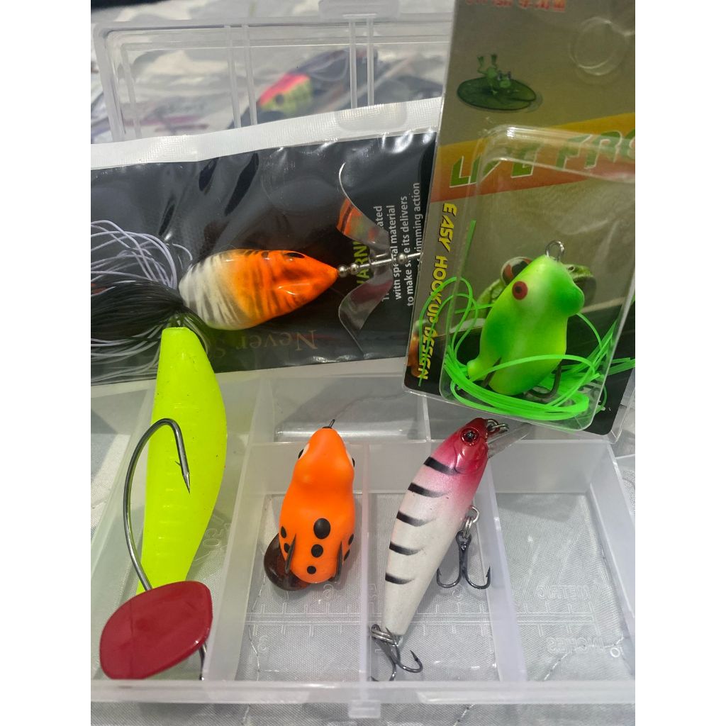 SATU SET BOX UMPAN CASTING IKAN TOMAN DAN GABUS