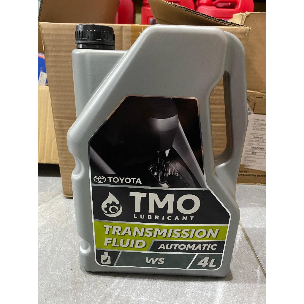 Oli Toyota TMO Transmission Fluid Automatic WS / ATF WS 4 Liter ORIGINAL SCAN BARCODE TRANSMISI