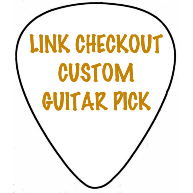 Link Custom Guitar Pick reguler. minimum100pcs