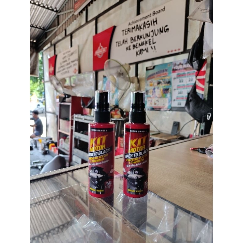 Kit - Penghitam Plastik dan trim motor - Body kasar motor - Isi 115 ml