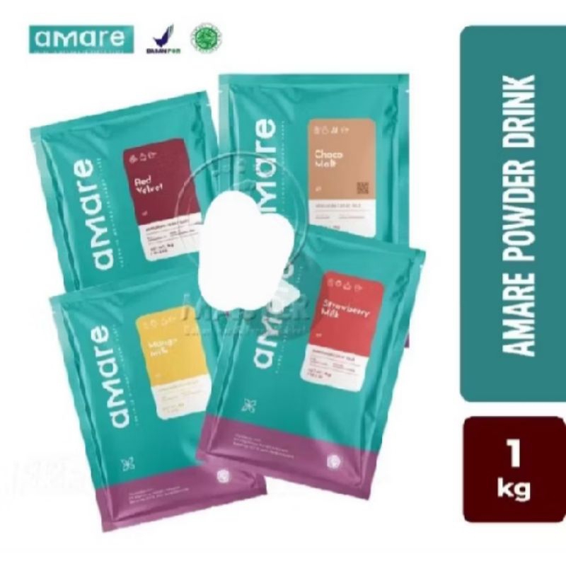 

amare-serbuk minuman-1kg-lemon tea-lychee tea,strawbery fruit-orange squash-1kg