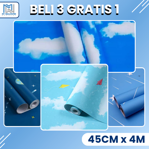 PAKET PROMO Wallpaper Dinding Awan Wallpaper Awan Walpaper Awan Wallpaper Plafon Walstiker Langit
