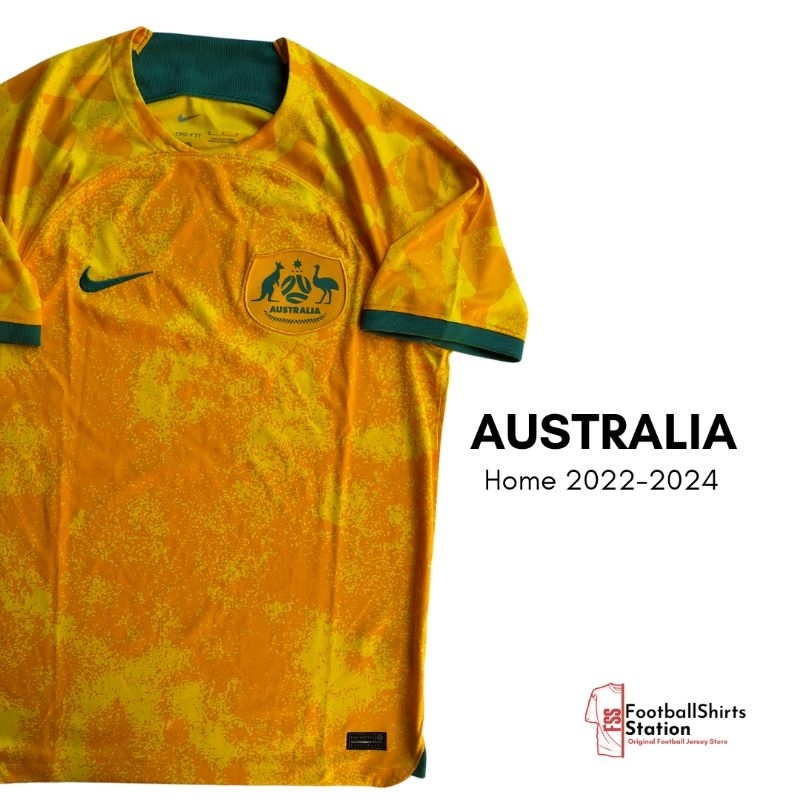 Jersey Australia Home 2022-2024 Stadium Version Size M Original