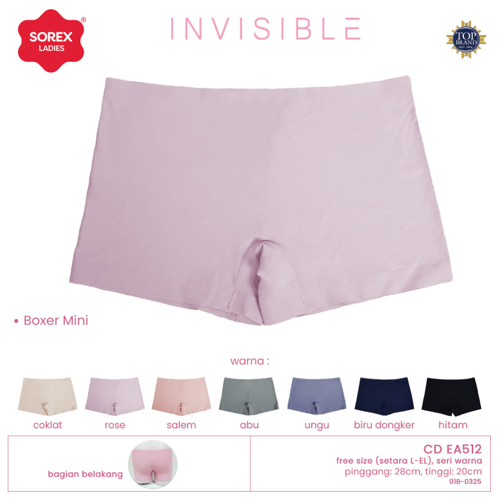 Sorex Cd boxer Seamless Anti Nyeplak EA512 Tanpa Jahitan