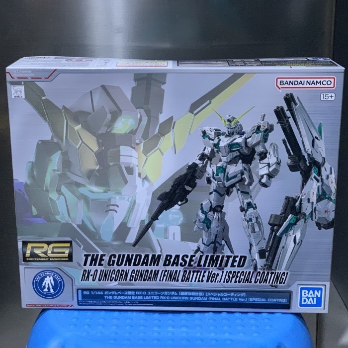 RG RX-0 Unicorn Gundam Final Battle Version Titanium Finish
