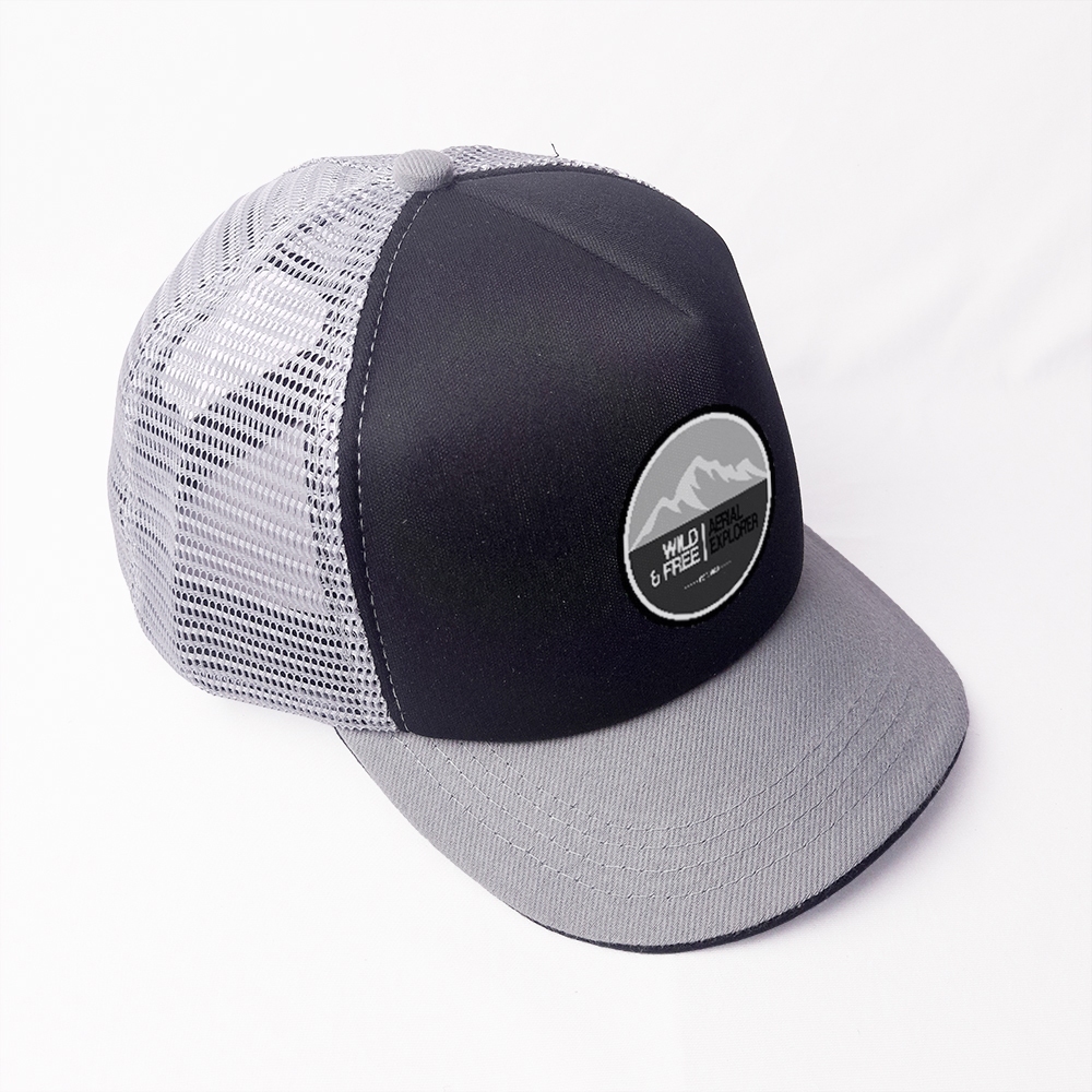 TOPI TRUCKER VISOR PENDEK 5CM, TOPI JARING LIDAH PENDEK, TOPI BISBOL
