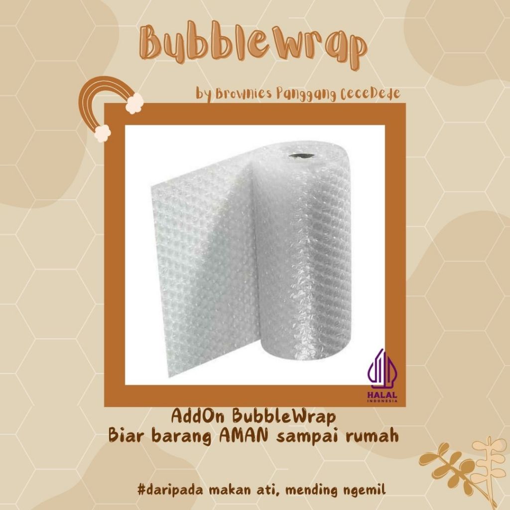 

AddOn Bubble Wrap / tambahan bubble wrap