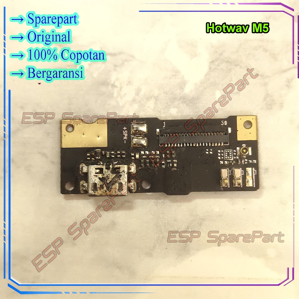 Board Charger Hotwav M5 Papan Konektor Cas / Casan Copotan