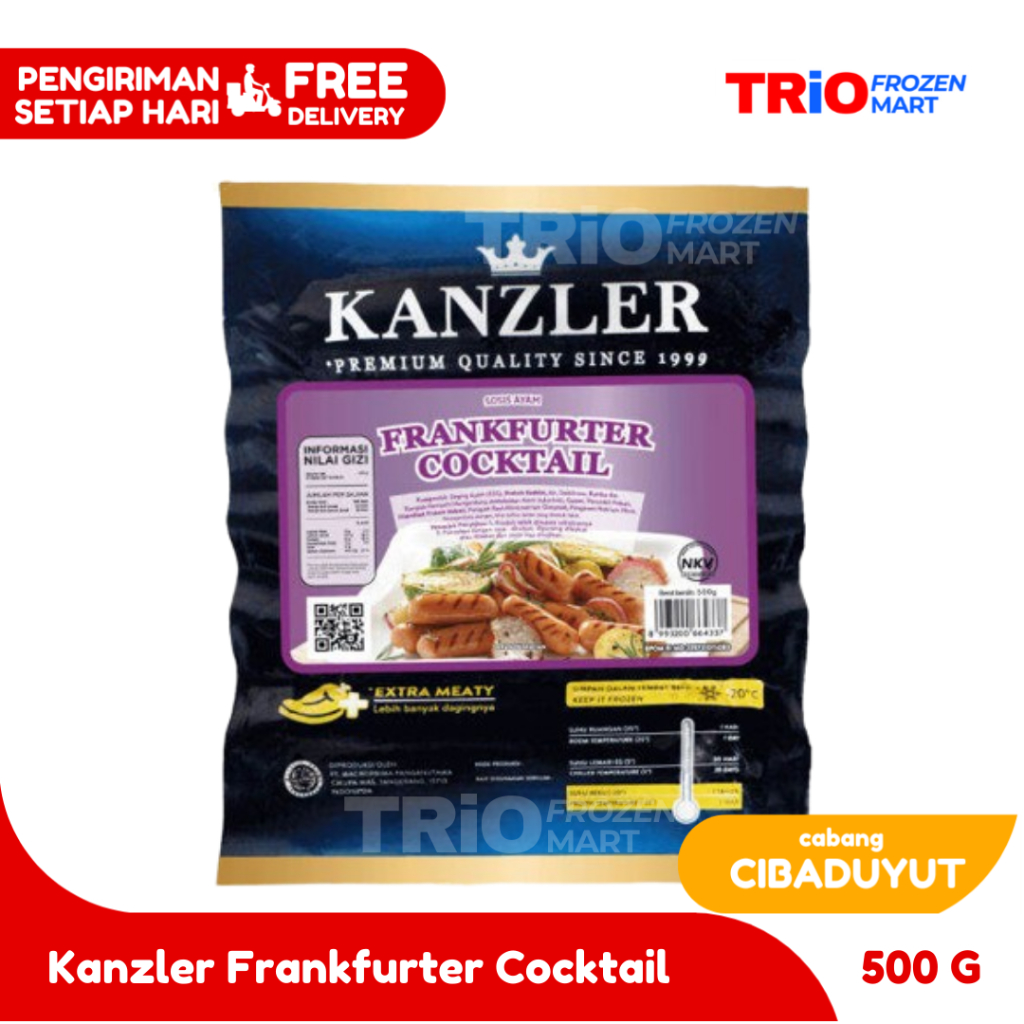 

Kanzler Frankfurter Cocktail 500gr