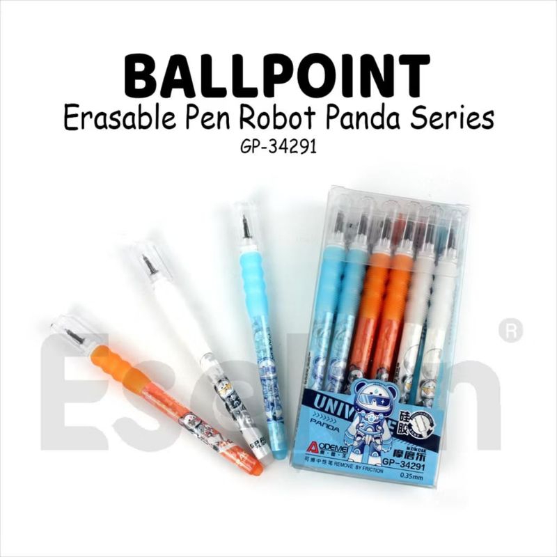 

Pulpen bisa di hapus motif Robot
