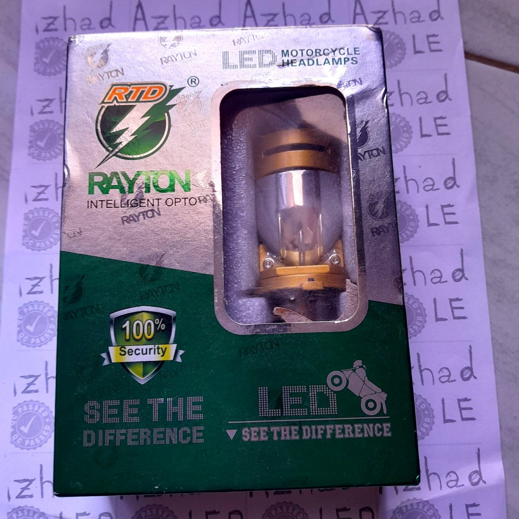 [Bekas] Lampu LED RTD M01J H4 Mini Biled Projector Motor CB150R Vixion Byson Verza CRF Ninja Mono KL