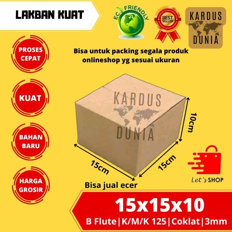 

kardus packing box UK 15x15x10cm