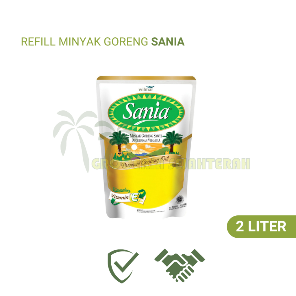 

Sania Minyak Goreng Pouch/Cooking Oil 2liter (Refill)