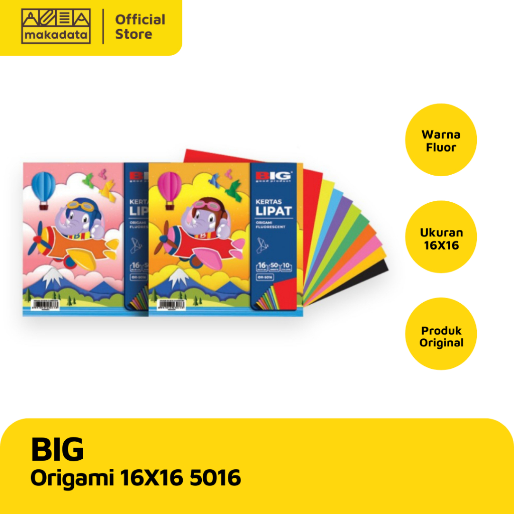 

ORIGAMI / KERTAS LIPAT BIG 16X16CM 5016 MURAH