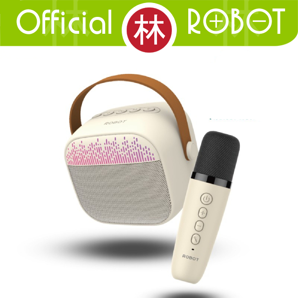 Robot RB50 Wireless Bluetooth Speaker Karaoke Portable With Mic RGB 5W BT5.3 Playtime 5 Jam