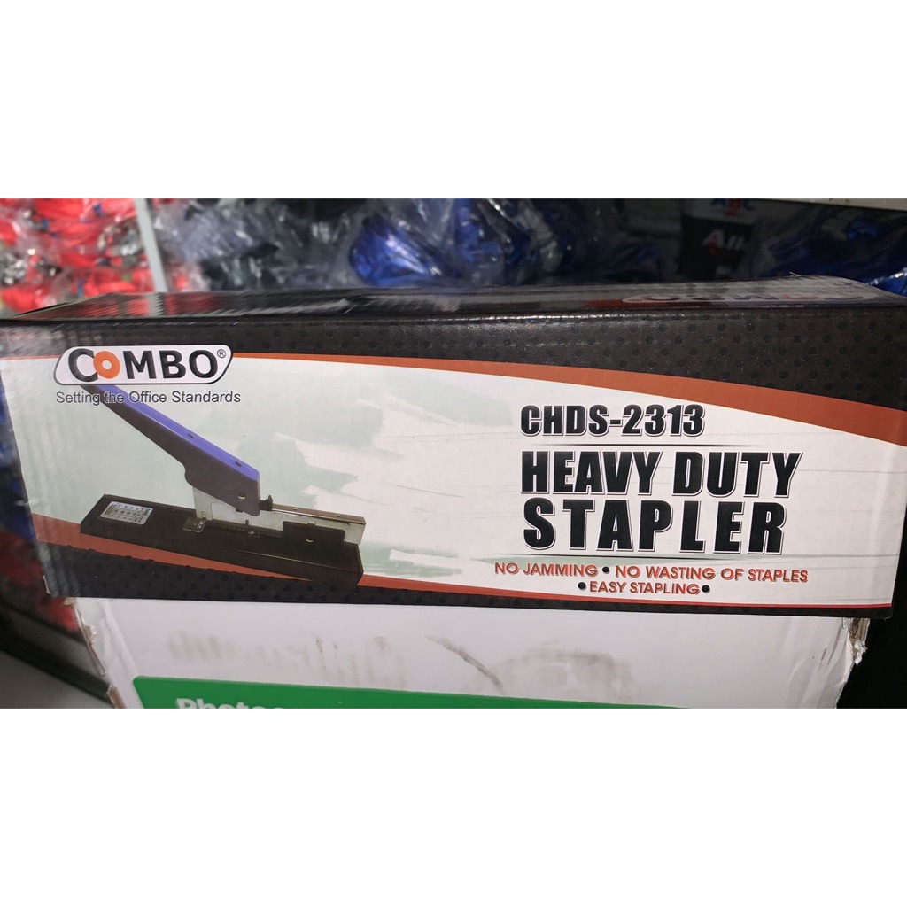 

COMBO Stapler Heavy Duty CHDS-2313 / STAPLER JILID PINGGIR 100 LEMBAR COMBO / HEKTER JILID 100 LEMBAR