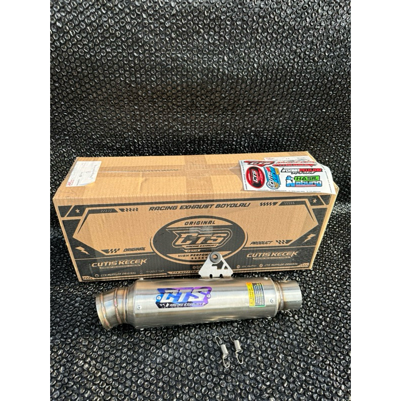 KNALPOT CTS KOMPETISI JENONG P25CM LOGO BLUMON